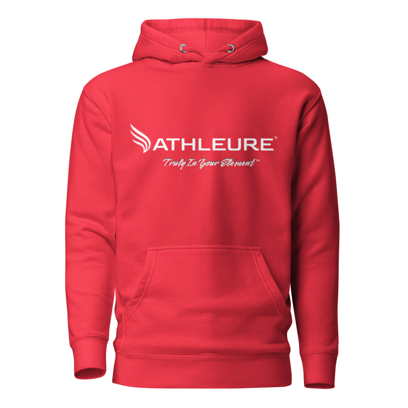 ATHLEURE® - Unisex Hoodie – S, Team Red