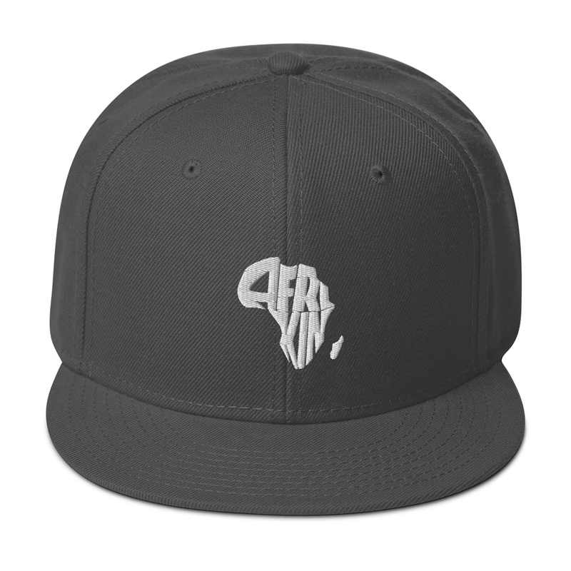 AfriKin White Snapback Hat