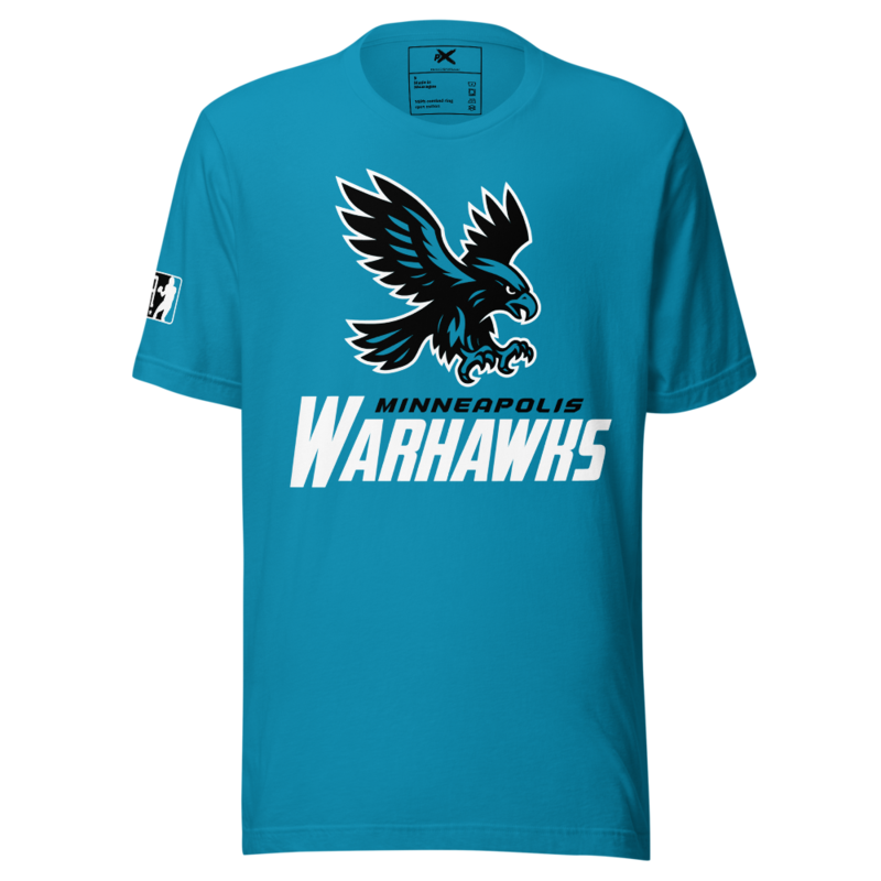 Minneapolis Warhawks - Teal Logo Tee