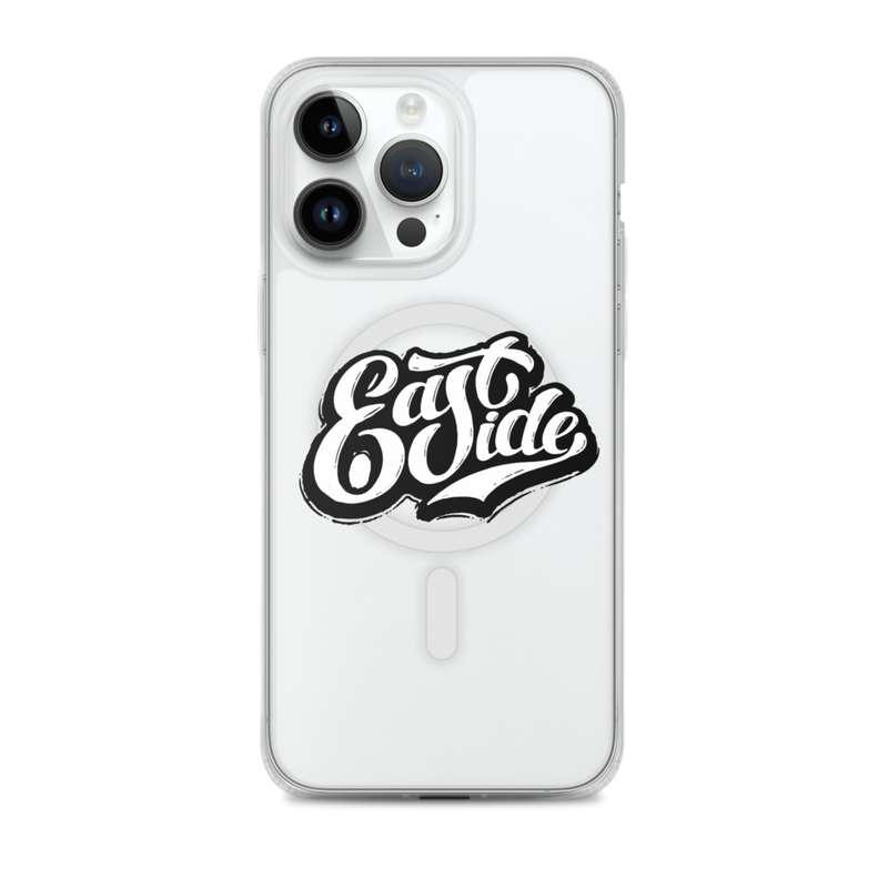 EastSide Dark Logo MagSafe® clear case for iPhone® – iPhone 14 Pro Max