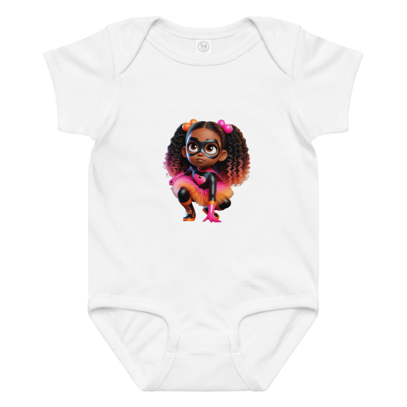 Mora Infant Jersey Onesie – 6M, White