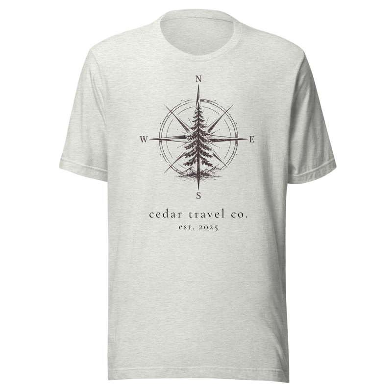 Cedar Compass Tee – 2XL, Ash