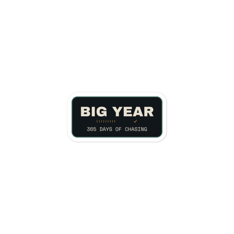 BIG YEAR Sticker mockup