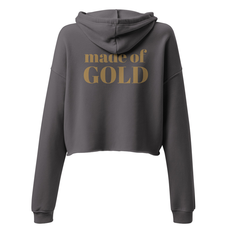 Made of GOLD Crop Hoodie – Image 7