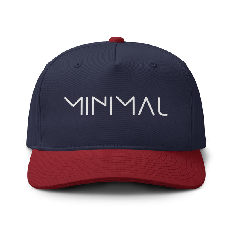 Minimal two-tone cap