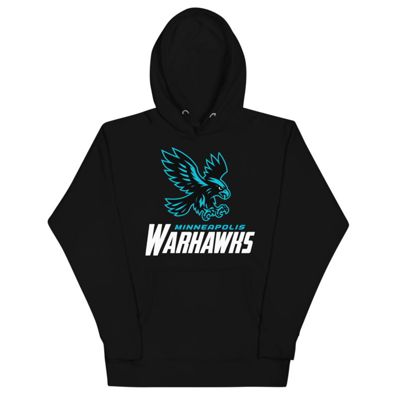 Minneapolis Warhawks - Black Logo Hoodie