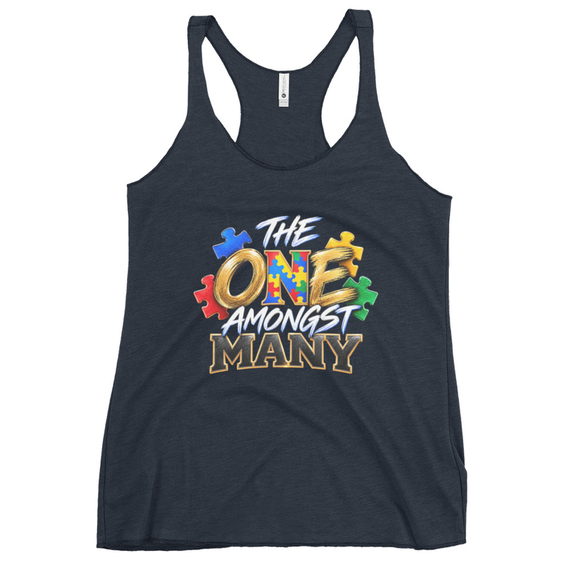 Women's Racerback Tank – XL, Vintage Navy