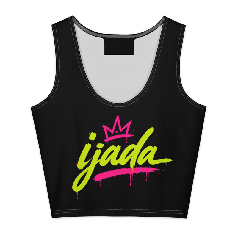 Cotton "ijada" crop top