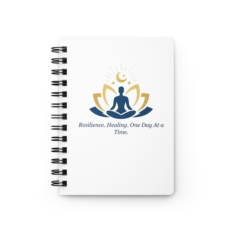 Resilience & Healing Spiral bound journal- One Day At A Time