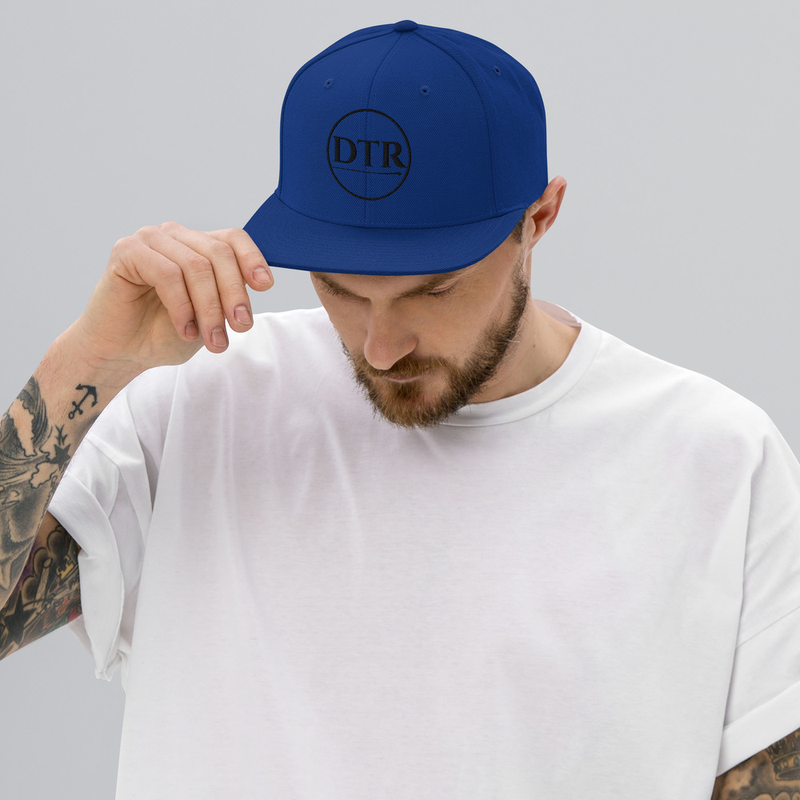 Snapback Hat Black Logo