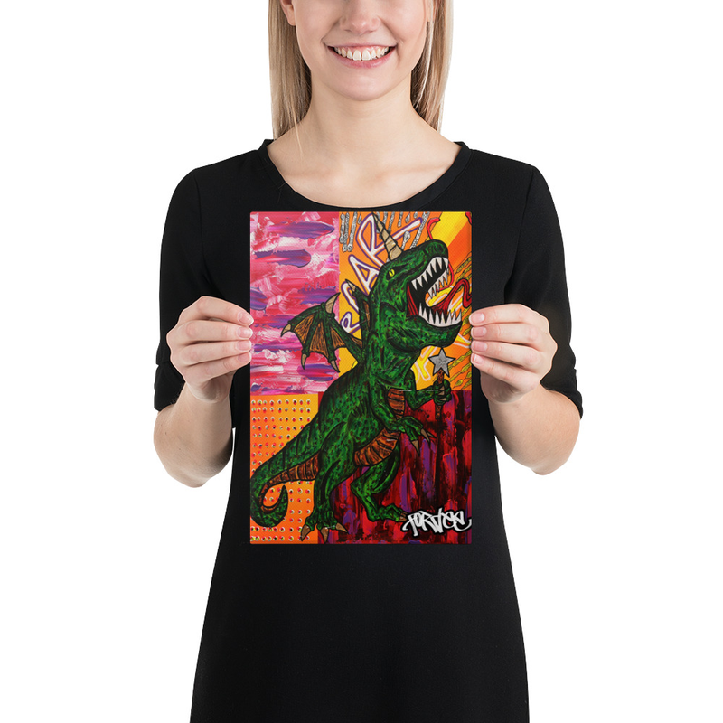 Unicornasaurus Canvas