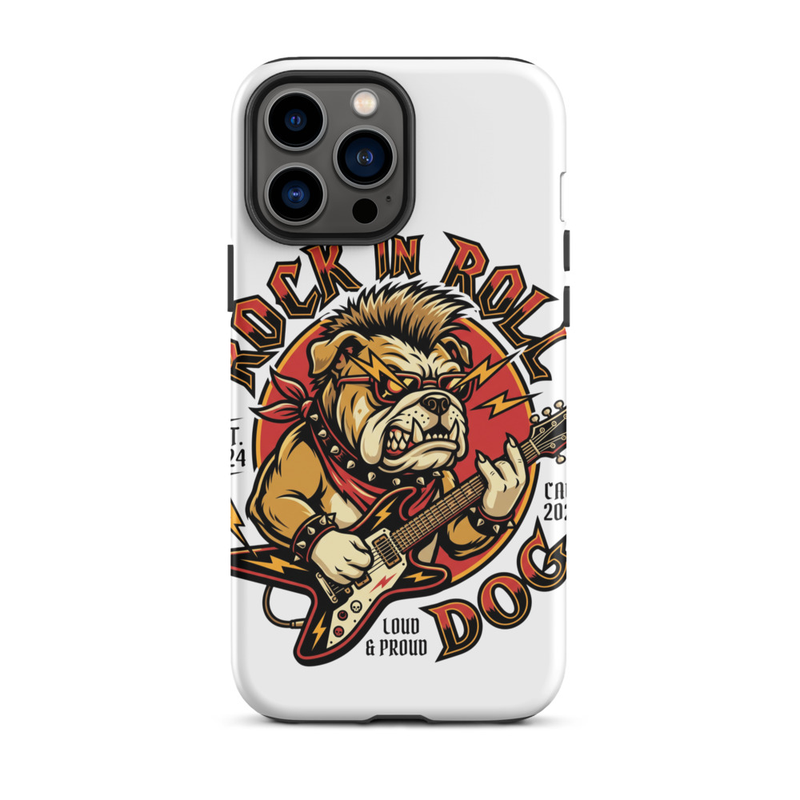 Tough Case for iPhone®: Rock N Roll Dog – iPhone 13 Pro Max, Matte