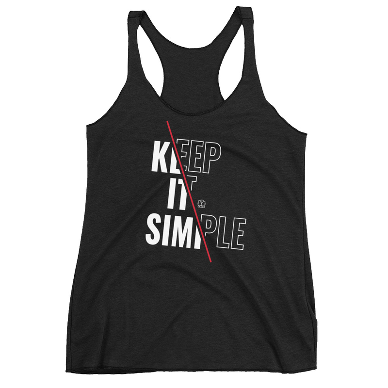 Keep It Simple (Slash) - Women's Racerback Tank image