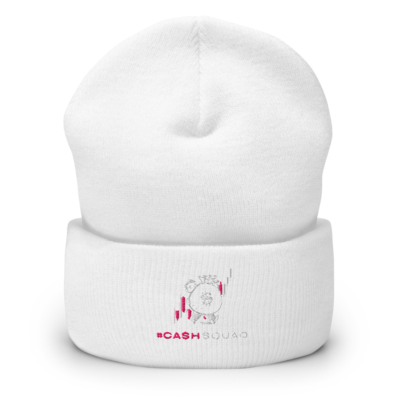 #CashSquad Beanie v.2 – One size, White