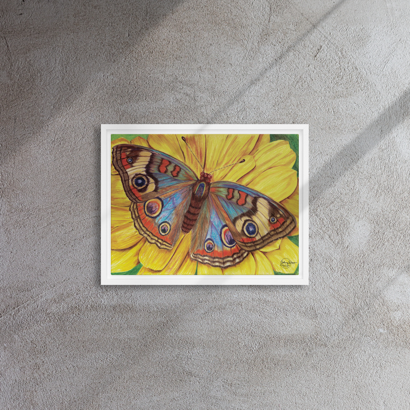 On The Wings of Love Framed canvas