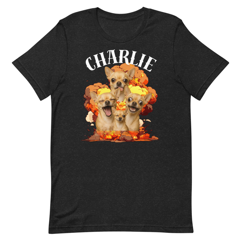 Customized Pet Explosion - Unisex Soft T-shirt