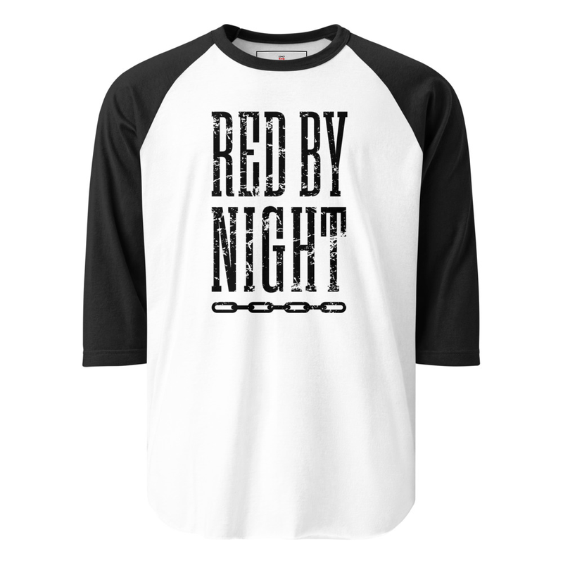 Official Red By Night 3/4 sleeve raglan shirt