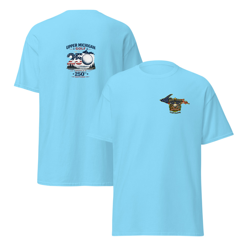 Alger County Veteran's Golf Outing #4 Unisex classic tee – S, Sky