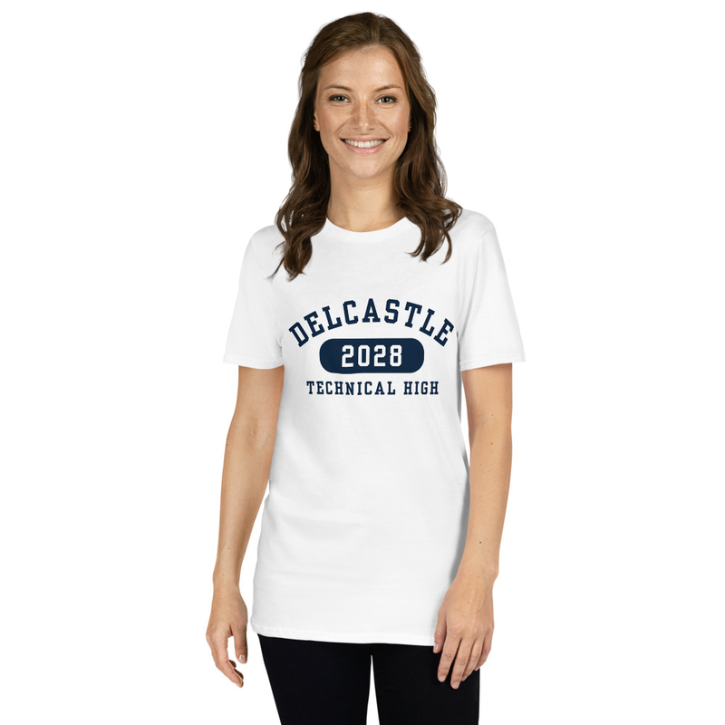 Short-Sleeve T-Shirt - Class of 2029 (Navy Font) – S, White