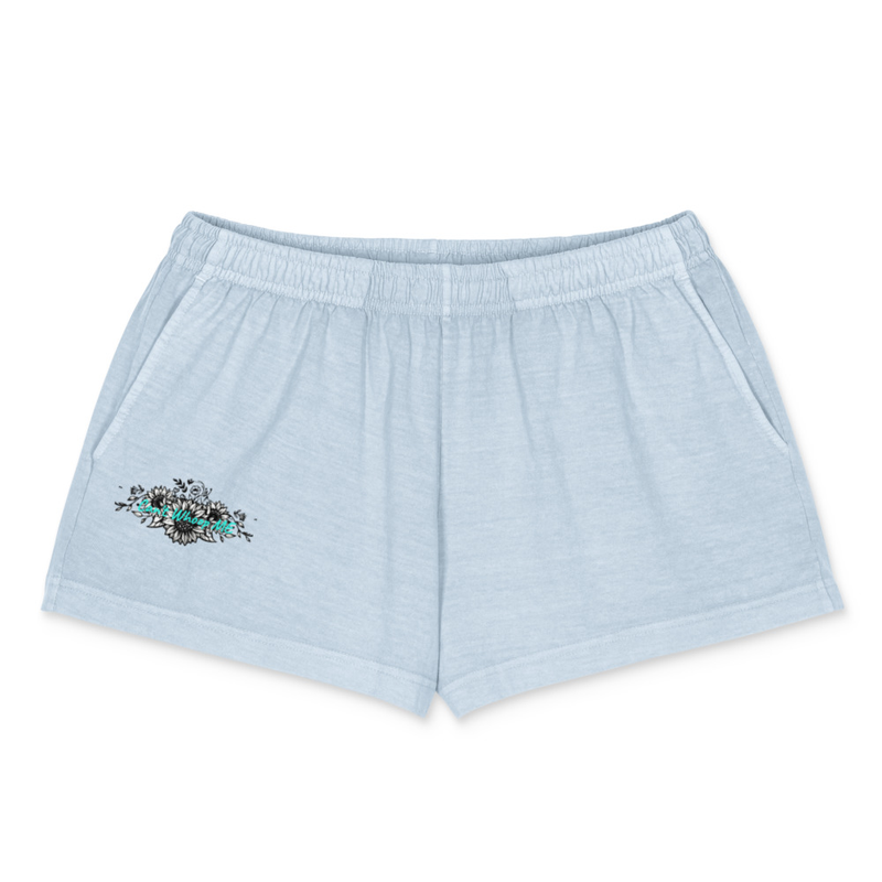 Women's garment-dyed shorts