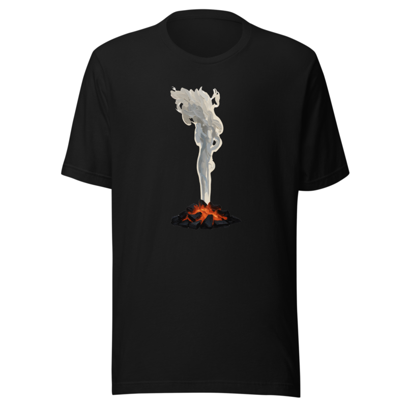 Thin Blue Smoke Study Tee (Artist Series) mockup