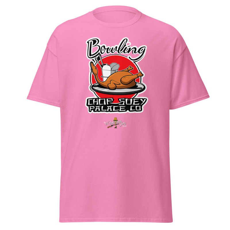 Bowling Chop Suey Palace Co. T-Shirt – XL, Azalea