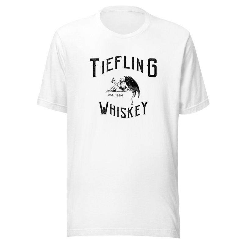 Tiefling Whiskey T-shirt (light)