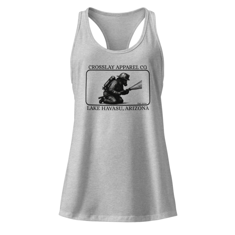 Women's Nozzleman Racerback [womens][tank] — Heather Gray