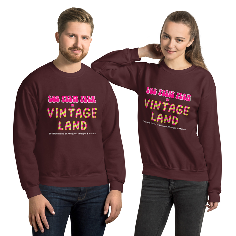 Los Feliz Flea at Vintage Land Unisex Sweatshirt