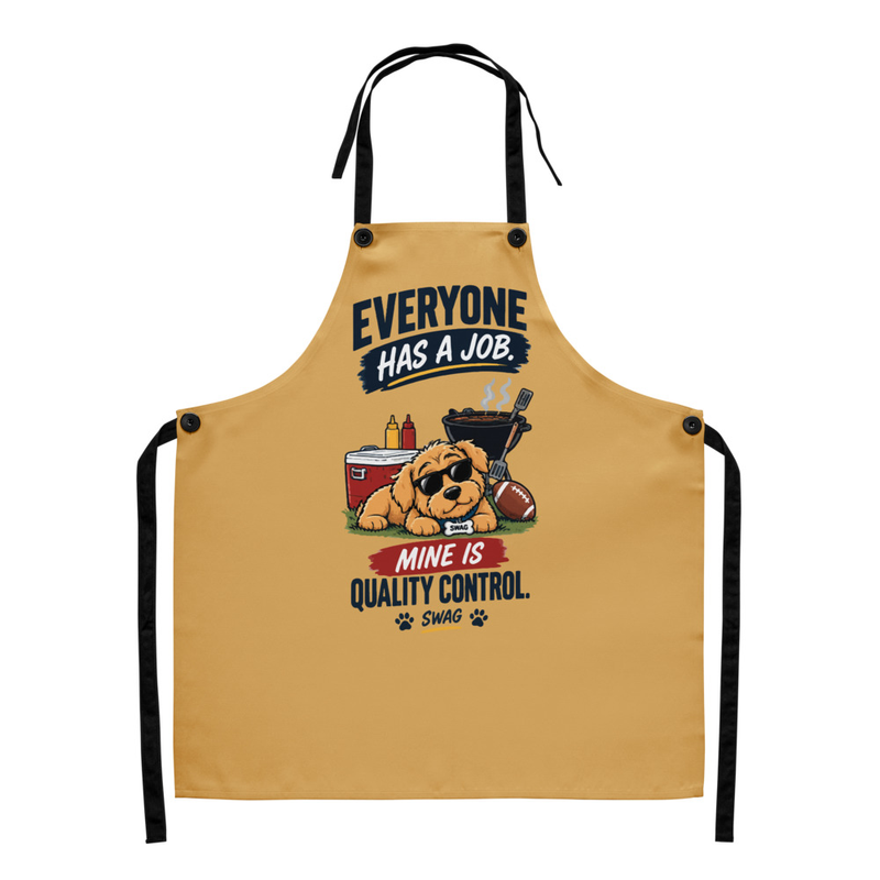 Swag | 'My Job Is Quality Control' Apron
