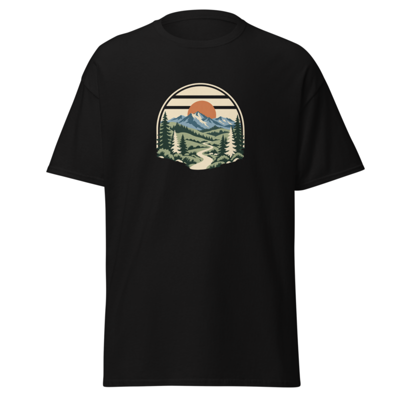 Winding Pines — Graphic Tee, product mockup 2