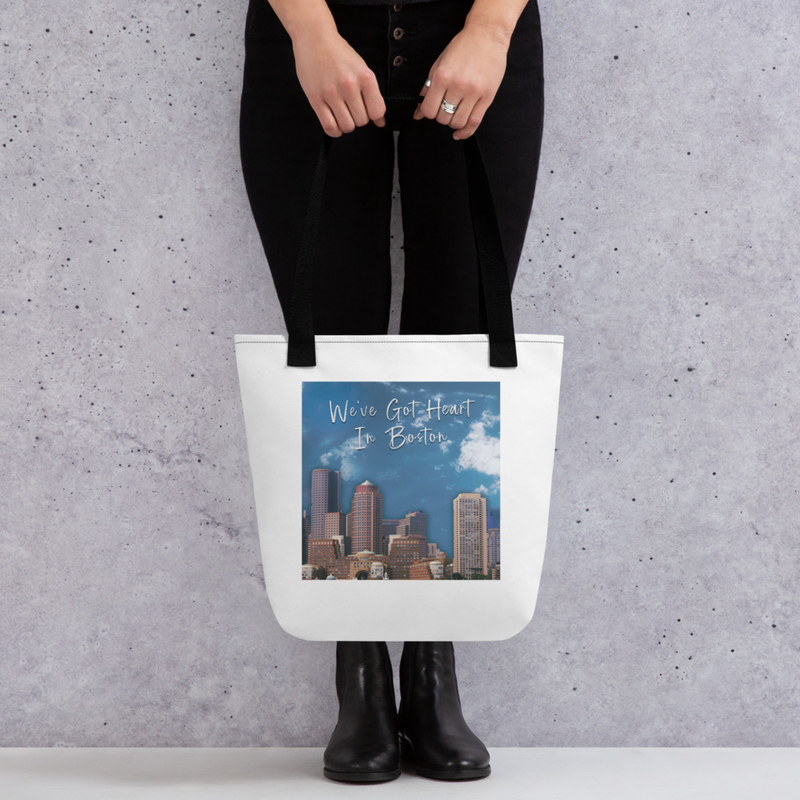 We've Got Heart in boston Tote bag 