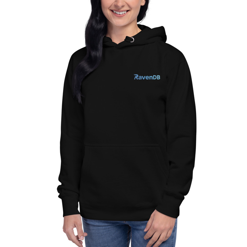 S Raven Black Unisex Hoodie
