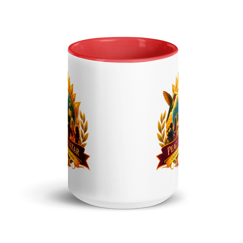Peace Avatar Mug  – 15 oz, Red