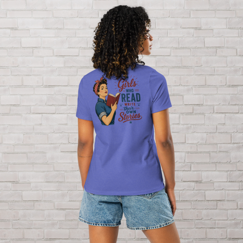Girls Who Read Women's Relaxed T-Shirt
