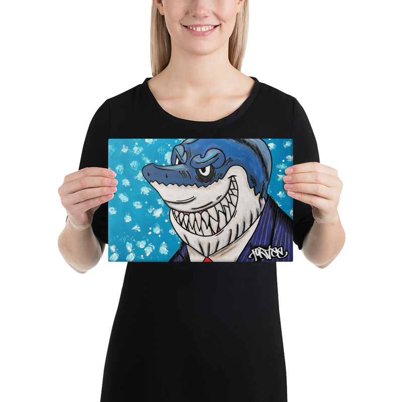 Business Shark Canvas