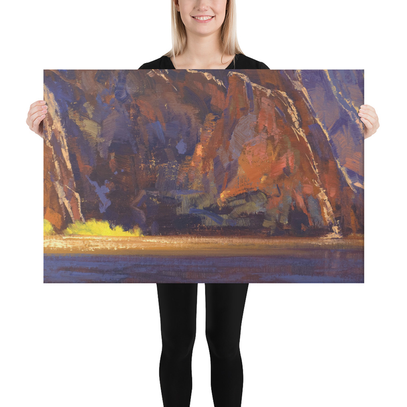 Canyon Walls - Fine Art Canvas Print