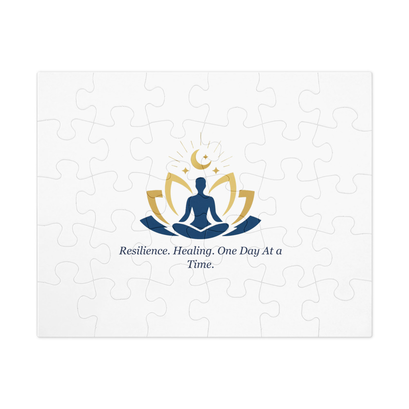 Resilience & Healing Jigsaw puzzle with tin  – One Day at a Time