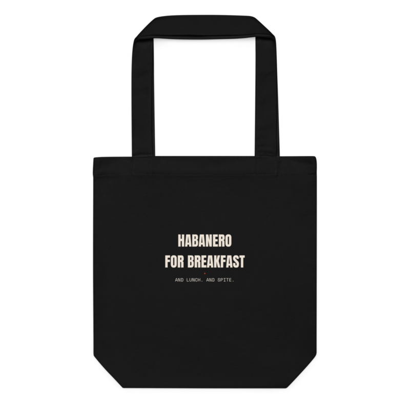 HABANERO FOR BREAKFAST Tote mockup
