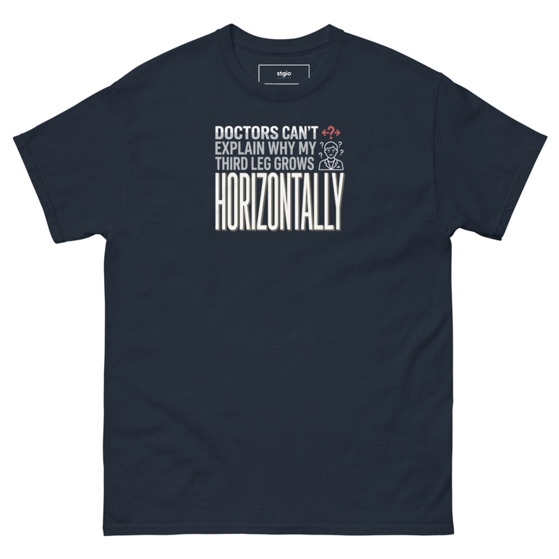 Dr can't explain Unisex classic tee – XL, Navy