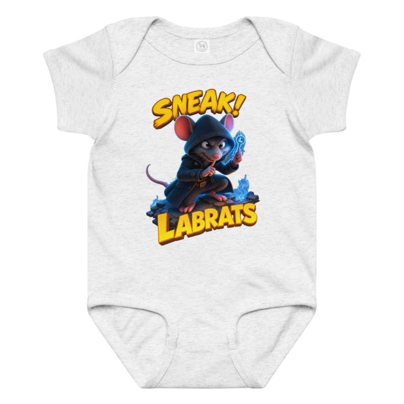 Shadow Sneakerson Sneak Baby Grow