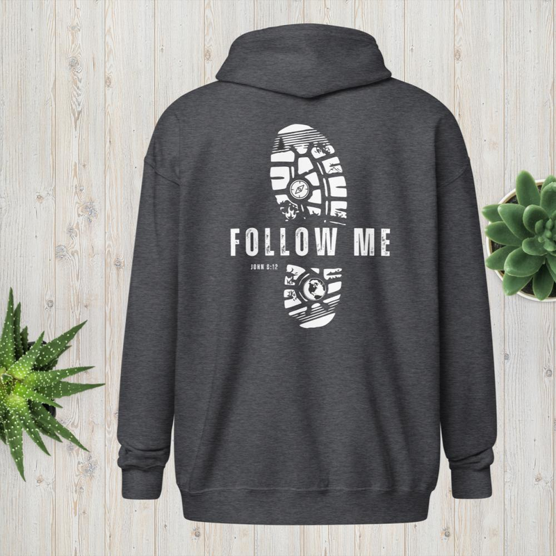 Follow Me - Unisex heavy blend zip hoodie