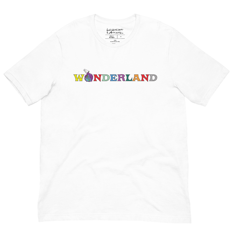 [ wonderLAnd ] tee – 4XL, White
