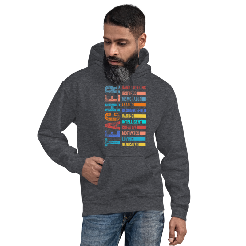 Colorful Teacher Hoodie