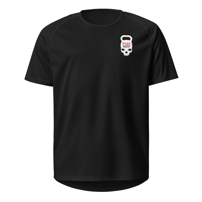 Eenvoudige Mori Sport-T-hemp, Swart