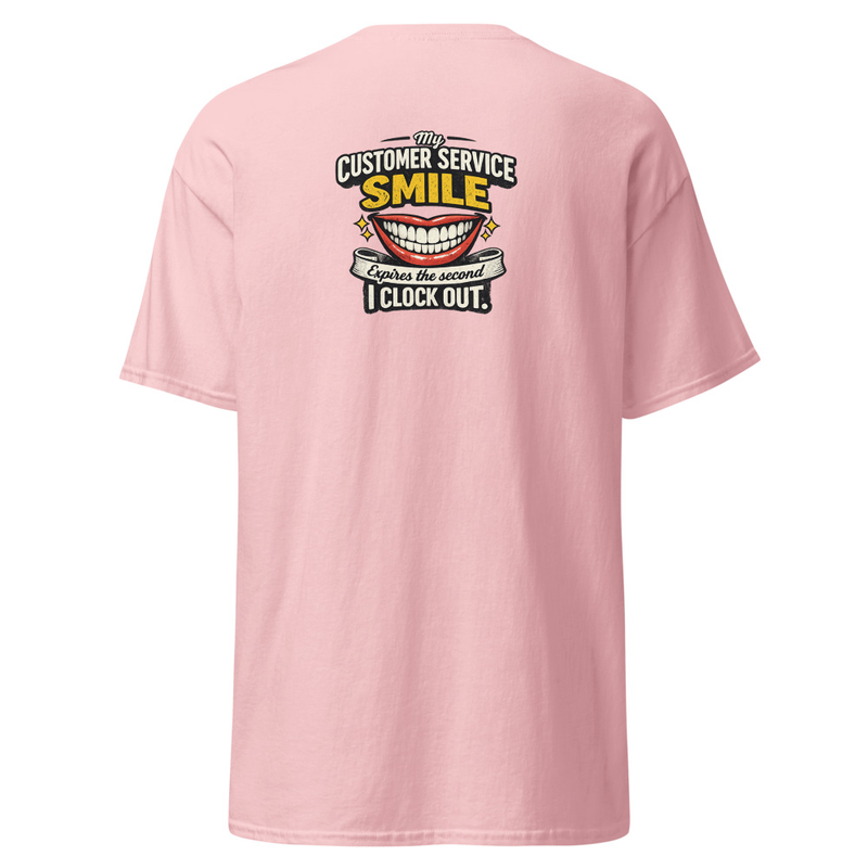 Customer Service Unisex classic tee – S, Light Pink