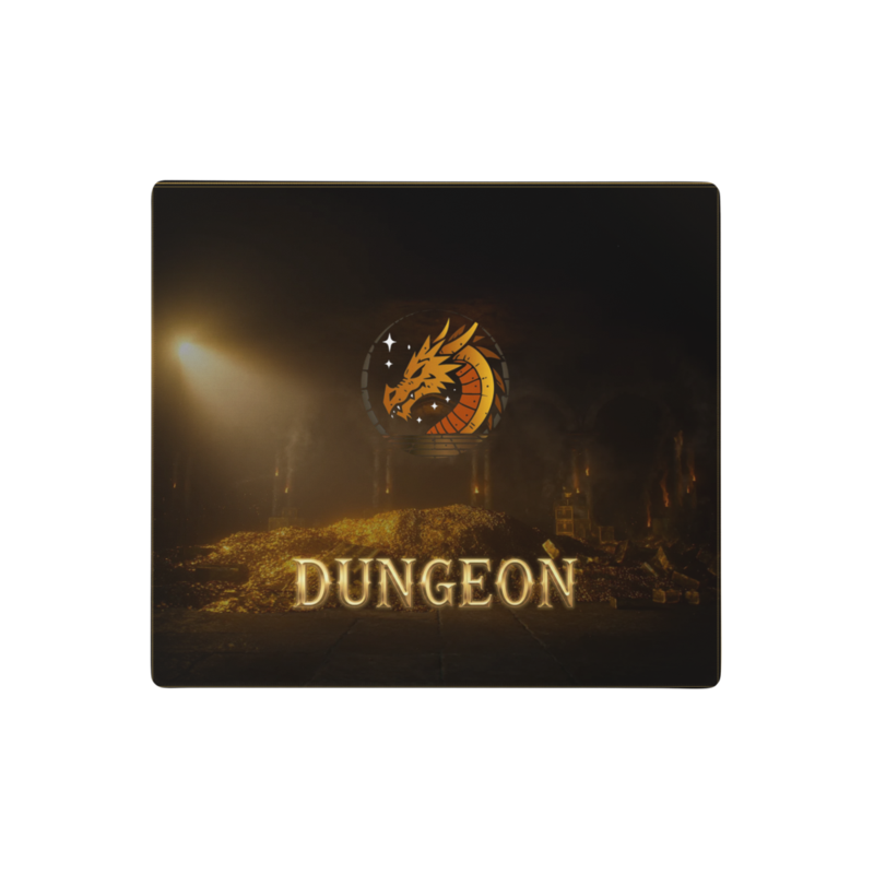Dungeon Crest Mouse Pad — front view