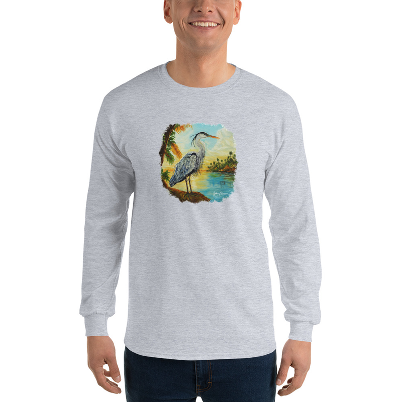 Free Bird Long Sleeve Shirt – 2XL, Sport Grey