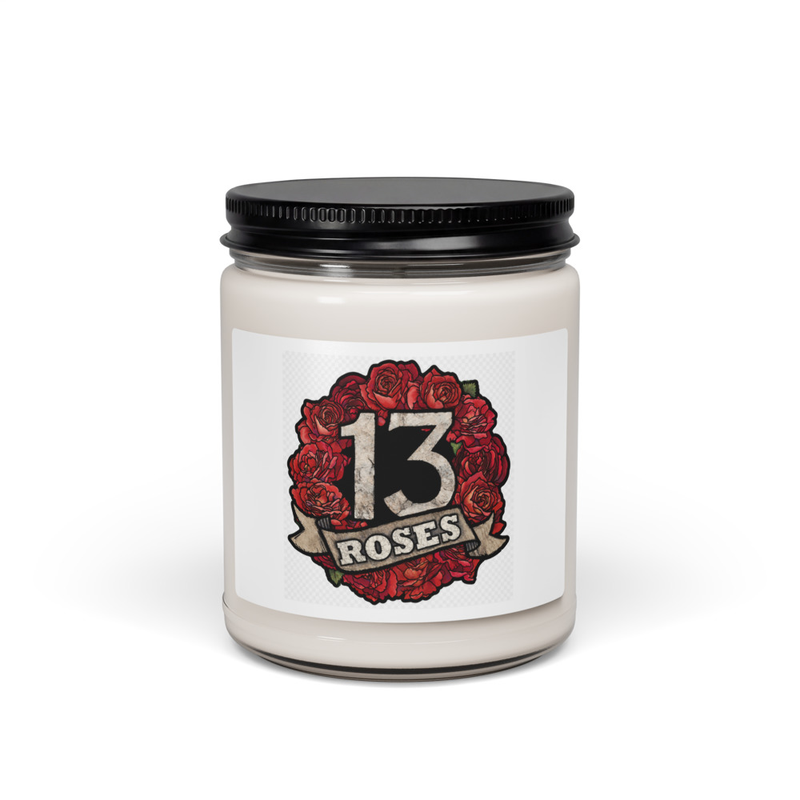 Scented soy candle