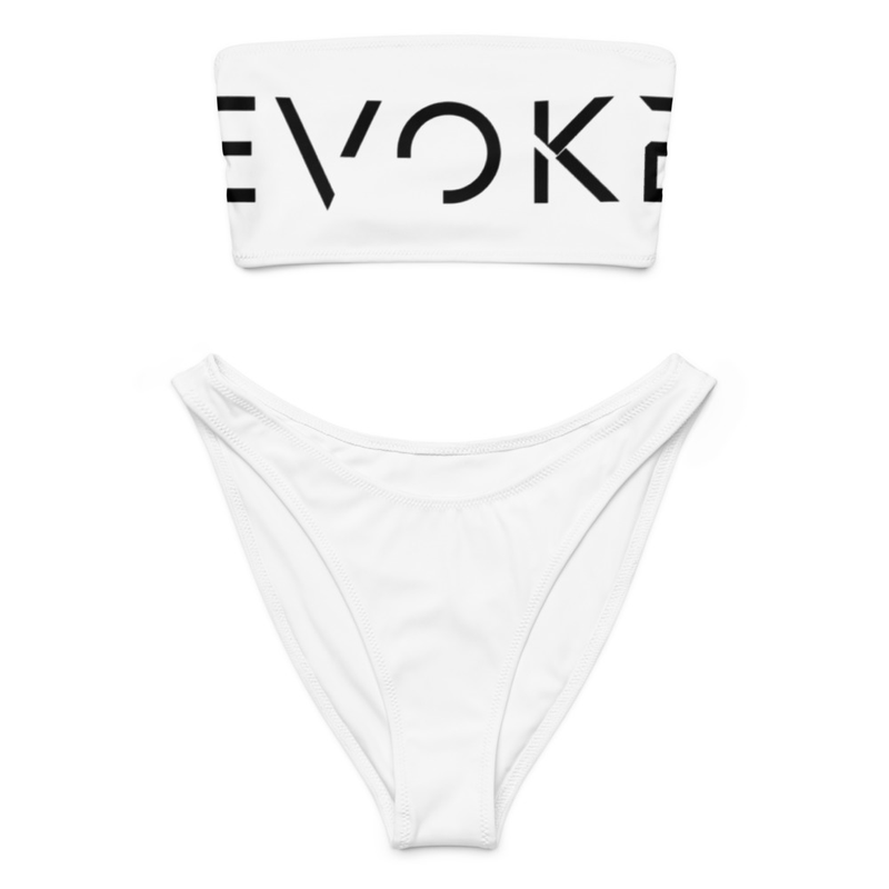 Recycled bandeau bikini / 2XS